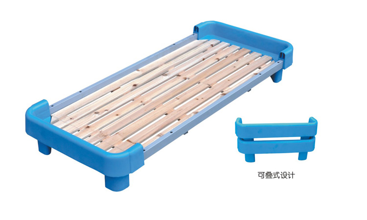 供应幼儿塑料木板床D型